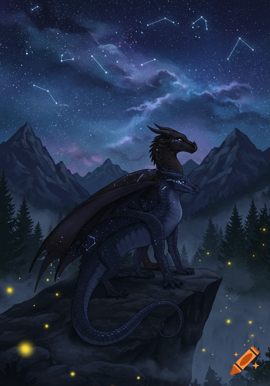 Black Dragon Starry Moon 星月 Black Dragon Starry Moon 星月
