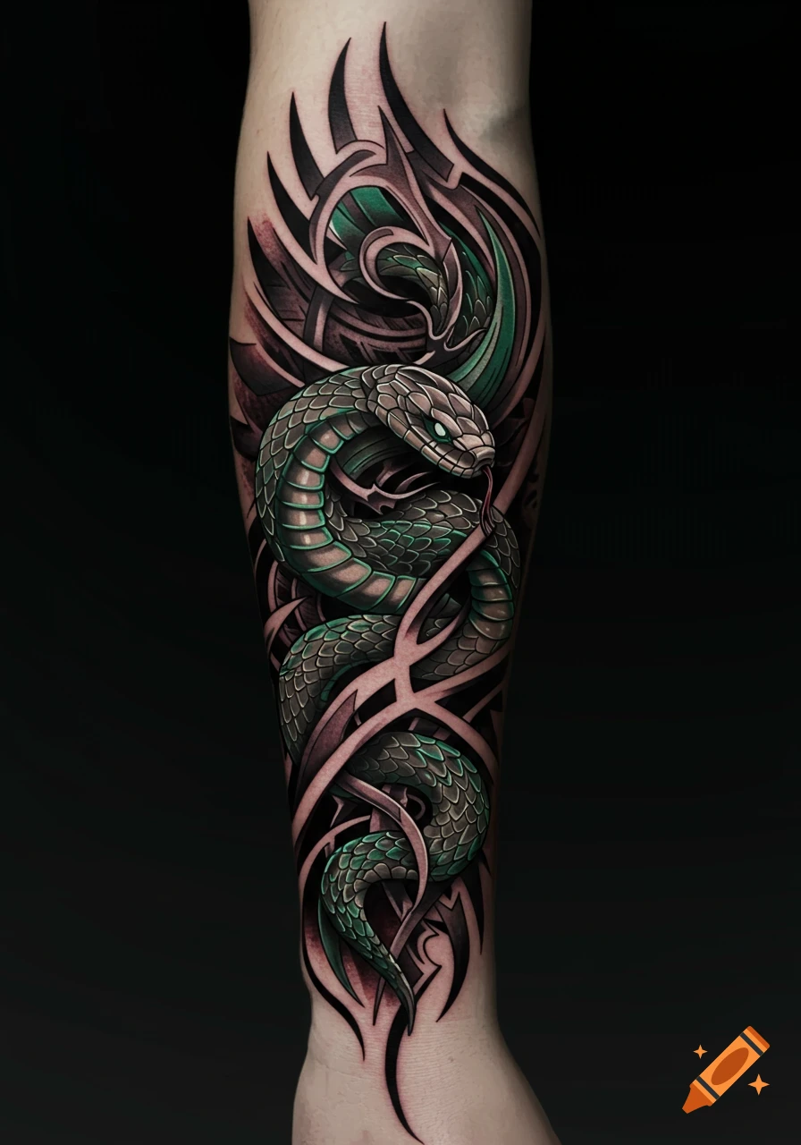 Did this one for khayla🤘🏼😎 @Cast Iron Tattoos #danhiggs #druid  #traditional #traditionaltattoo #traditionaltattoos #colortattoo #tattoo  #tattoos #tattooartist #ksantosart #tattooshop #castirontattoos ..., image size:896x1280