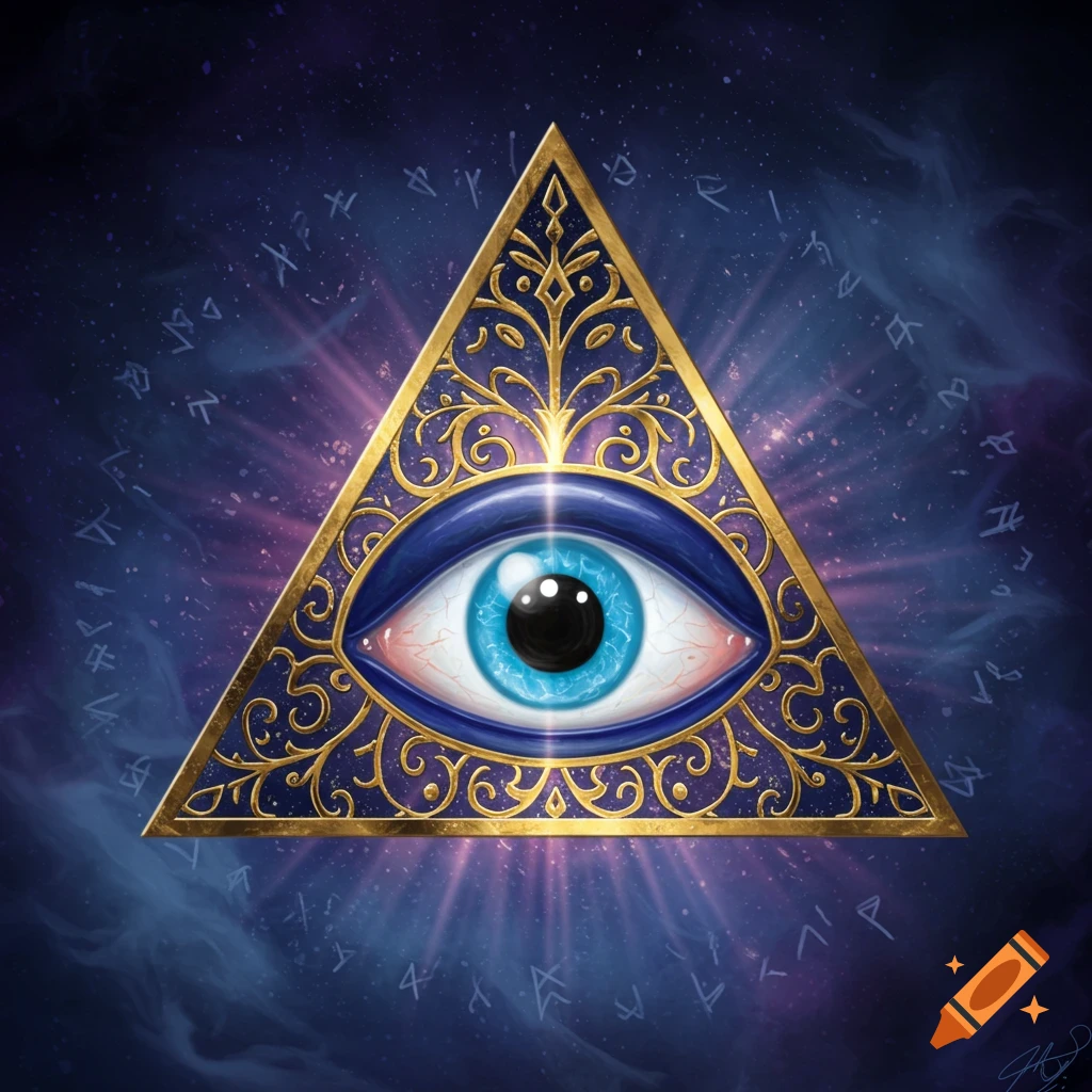 Illuminati Symbol created on Craiyon, image size:1024x1024