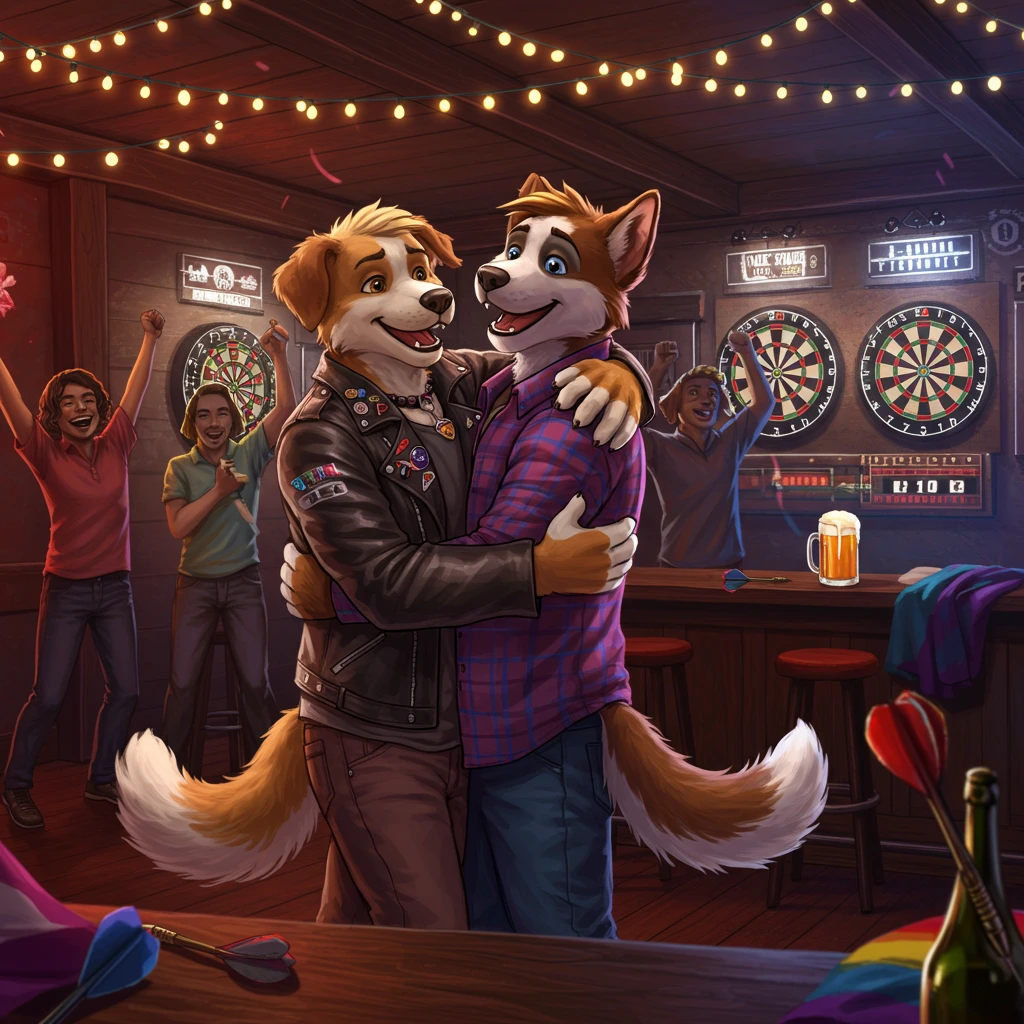 Social scene created on Craiyon