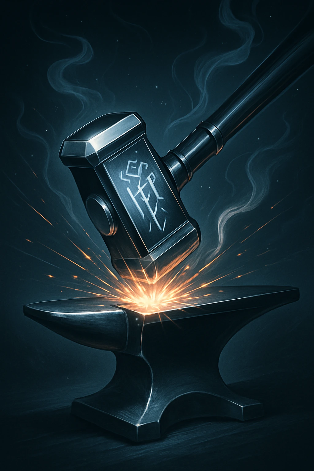 Blacksmithing created on Craiyon