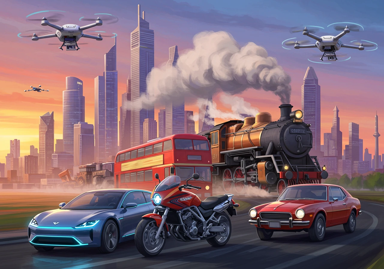 Vehicles created on Craiyon