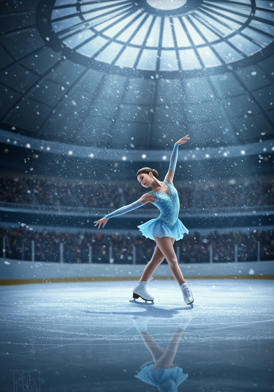 Figure skating created on Craiyon