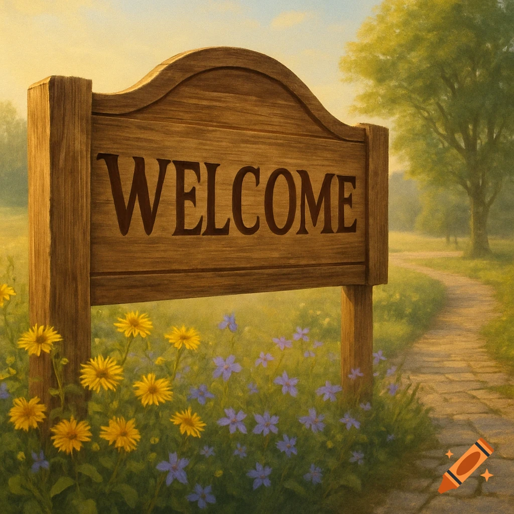 Photorealistic image of a sign reading 'Chat is closed. Enter through ...