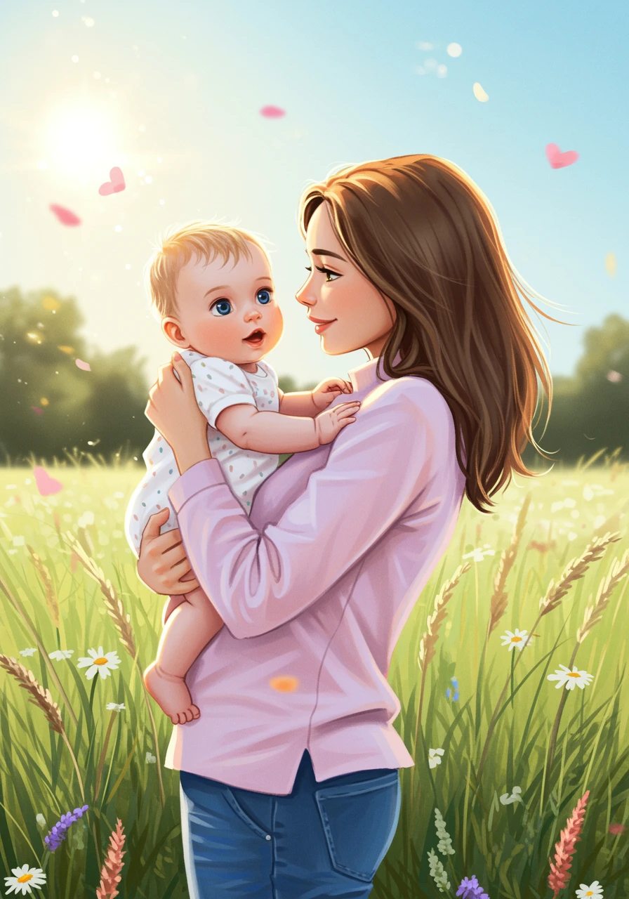 Mother and child created on Craiyon