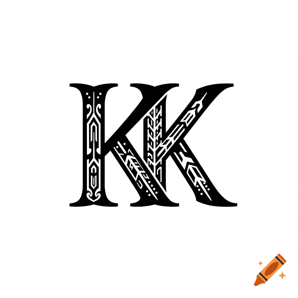 Luxury Kmk Logo With Shading created on Craiyon, image size:1024x1024