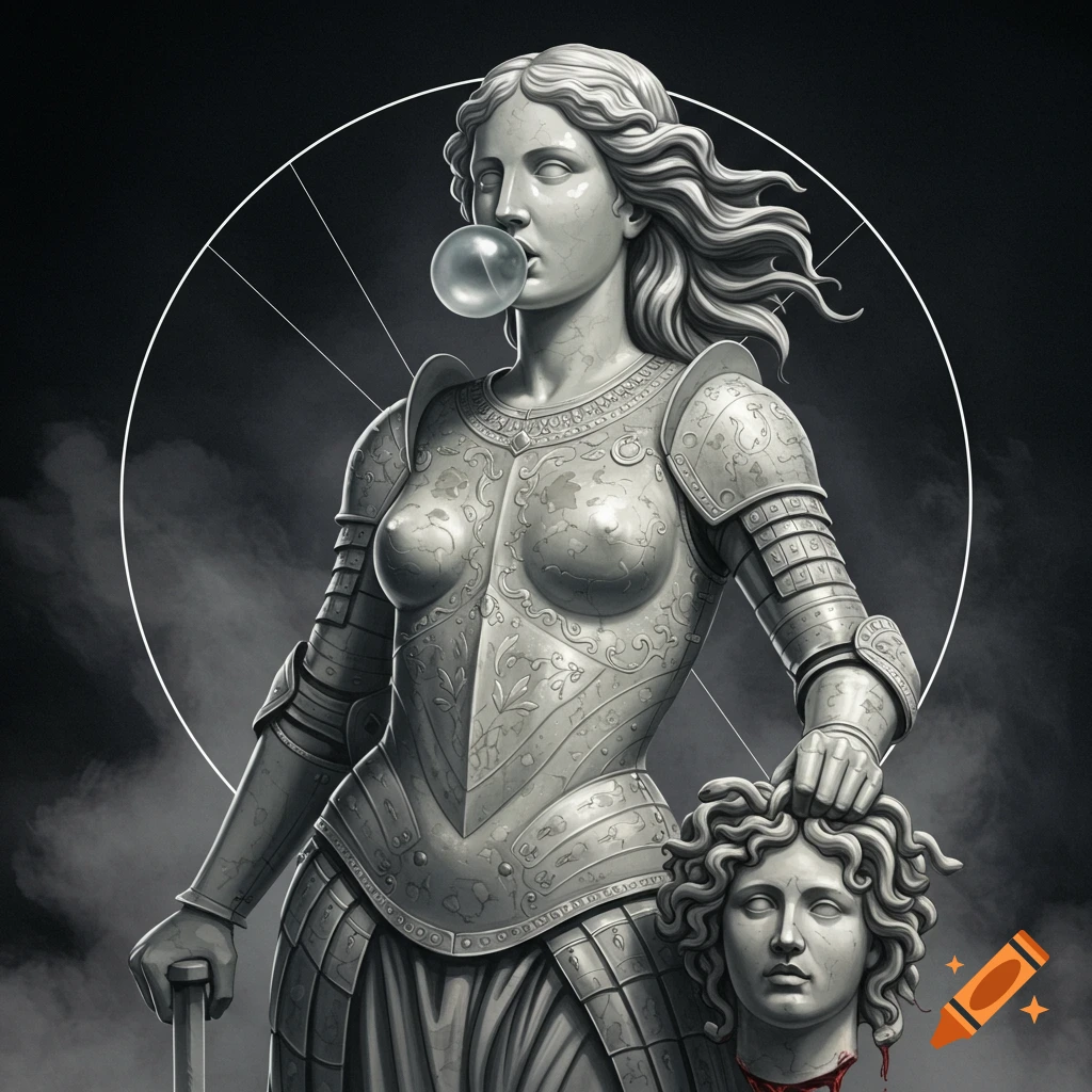 Goddess Minerva created on Craiyon