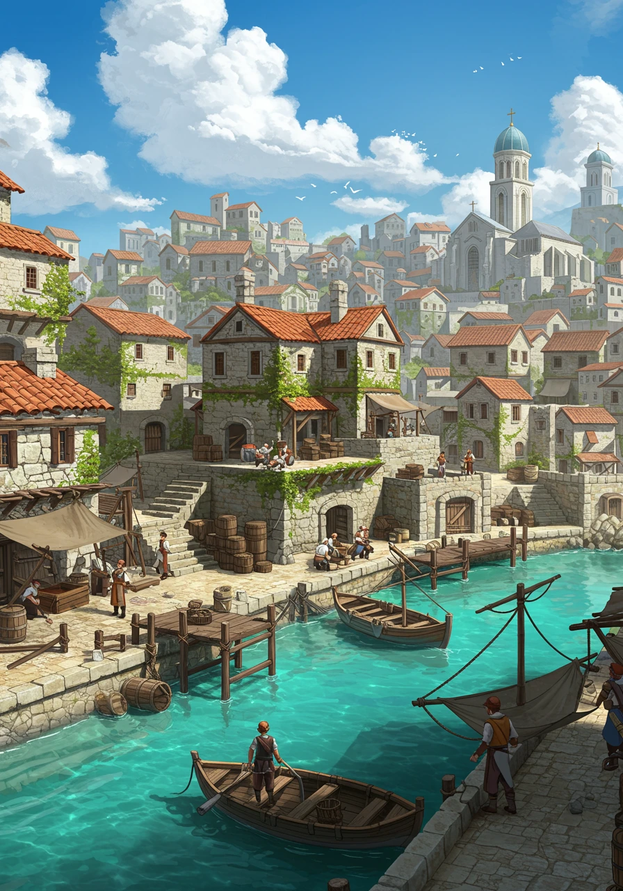 Harbor created on Craiyon