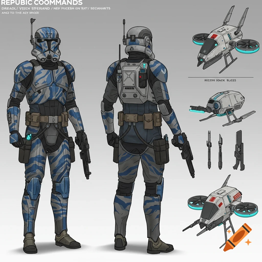 Republic Commando Armor created on Craiyon, image size:1024x1024