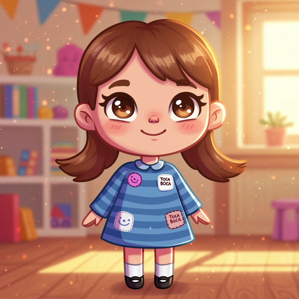 Children's character created on Craiyon