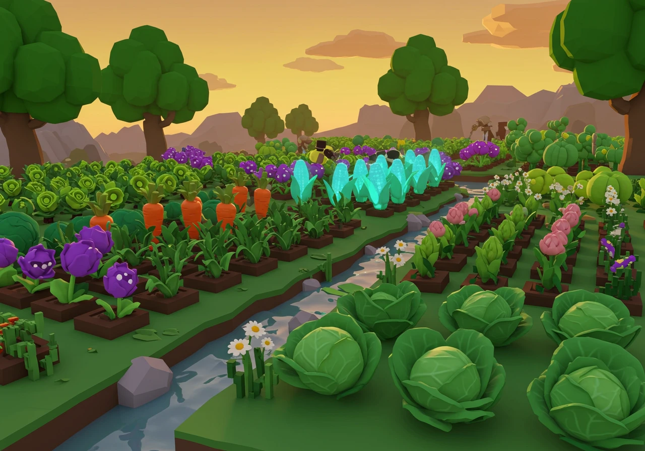 Low-poly created on Craiyon