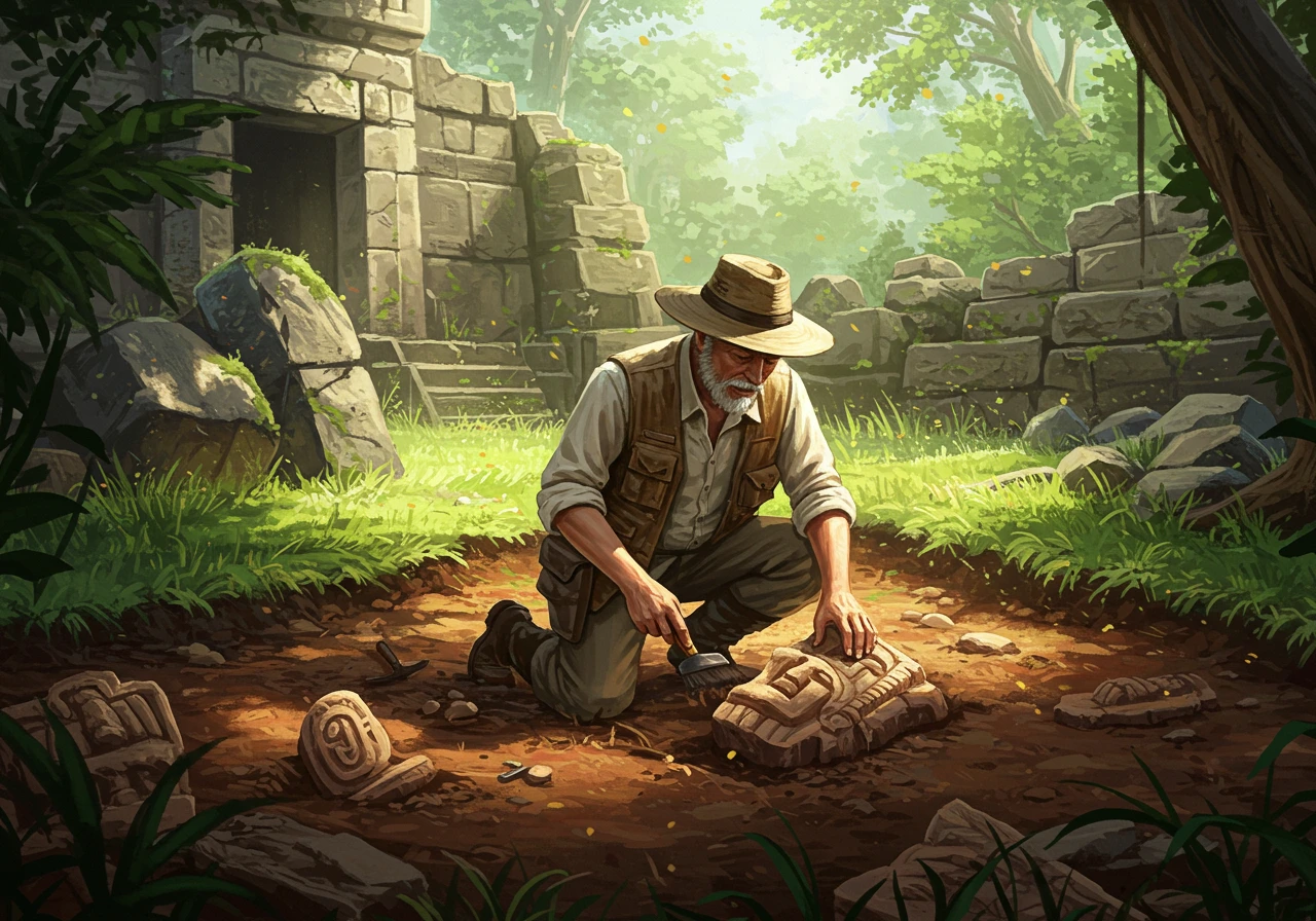 Archaeology created on Craiyon