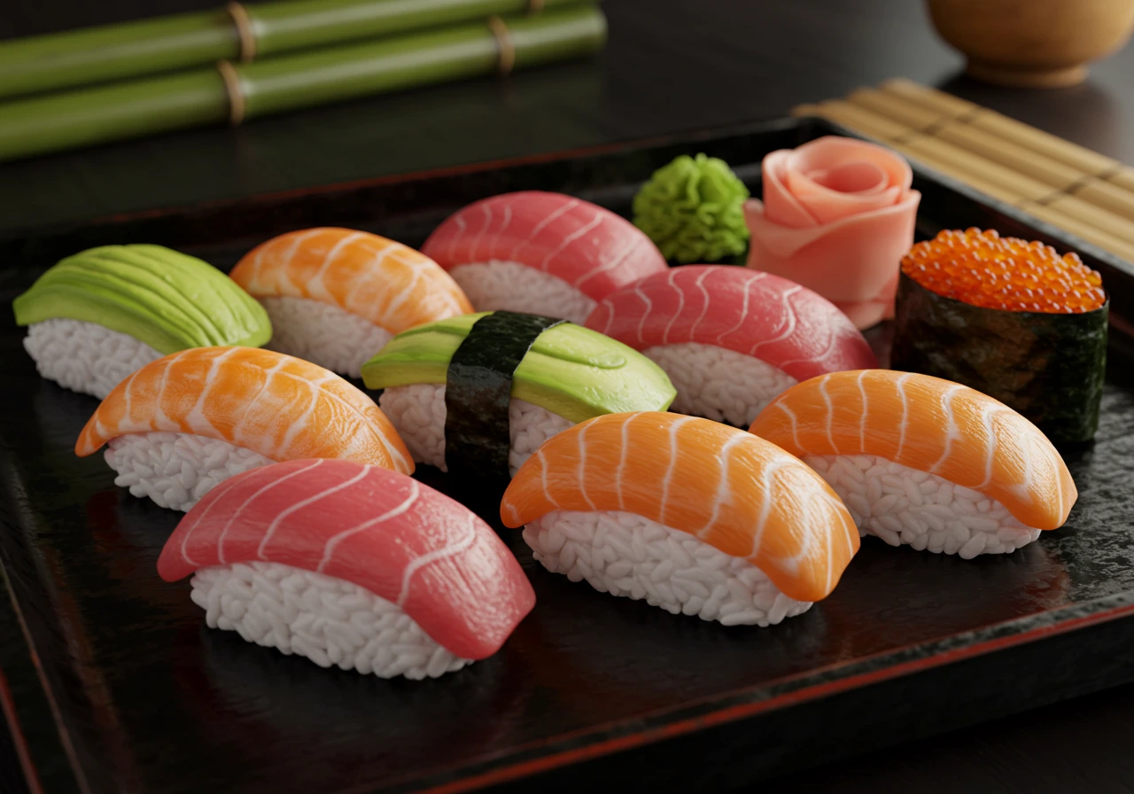 Sushi created on Craiyon