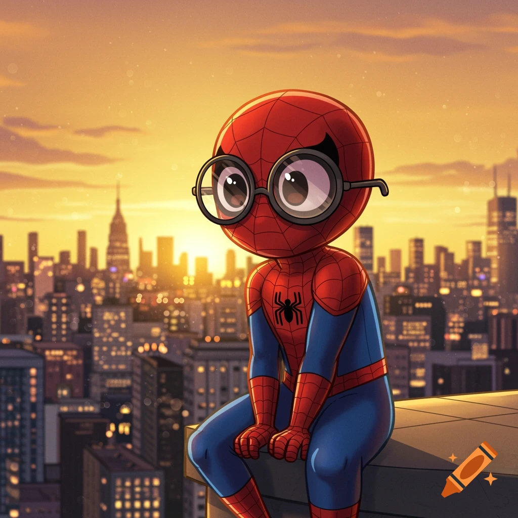 Spiderman With Autism Representation created on Craiyon, image size:1024x1024
