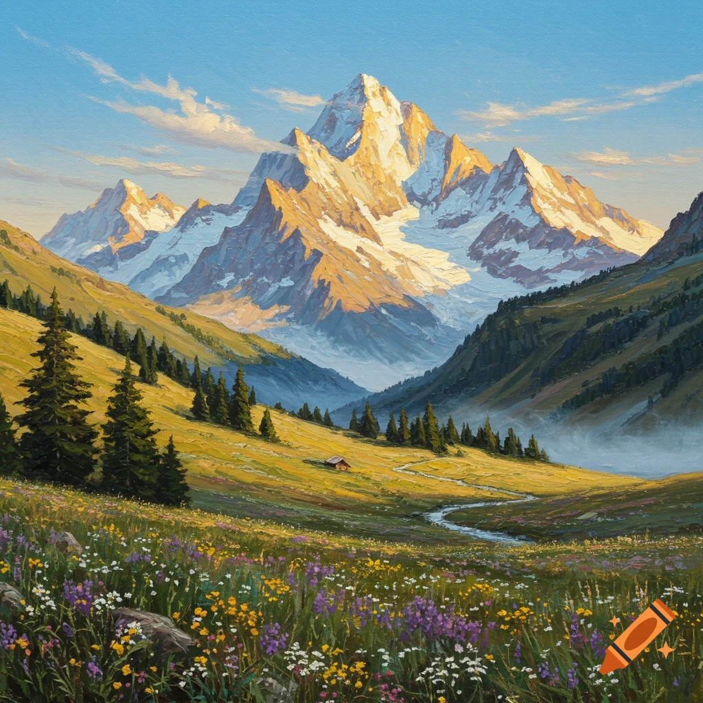 絵画 Mountain Landscape Mountain Landscape - Wikipedia