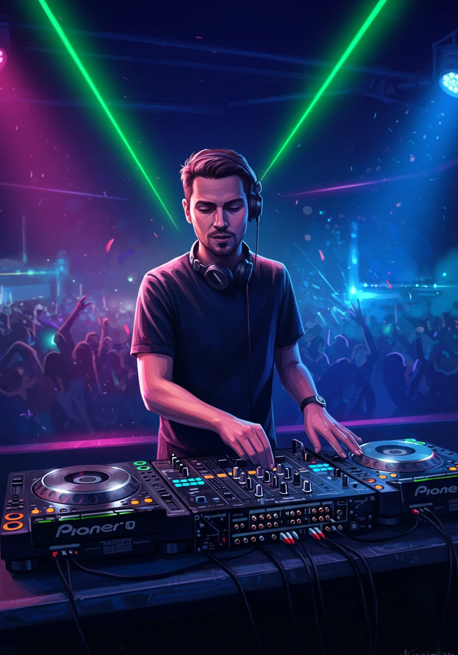 Dj created on Craiyon