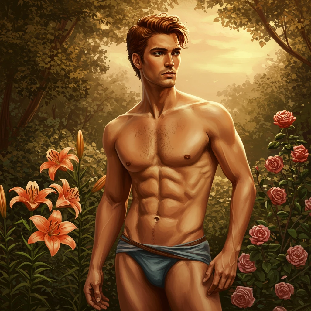 Male portrait created on Craiyon