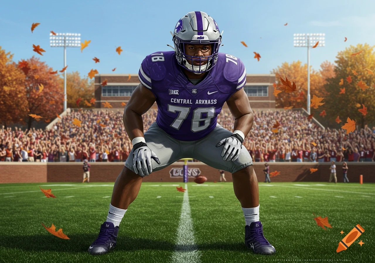 graphic-for-a-football-game-blue-ud-helmet-vs-red-lu-helmet-with