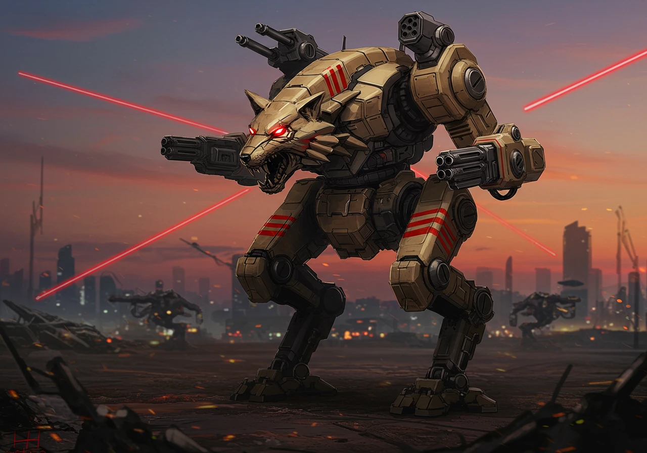Mech created on Craiyon