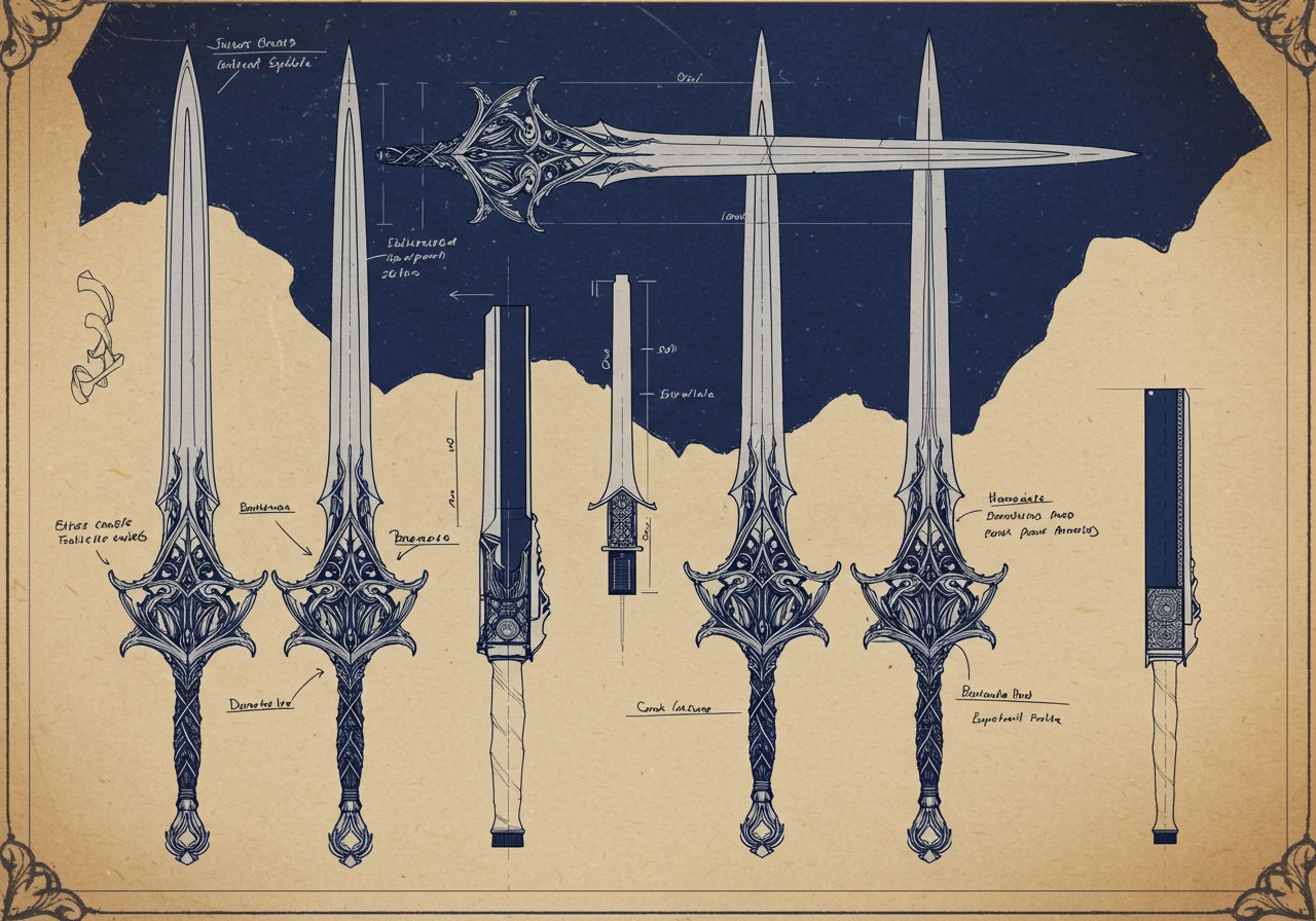 Blueprints created on Craiyon