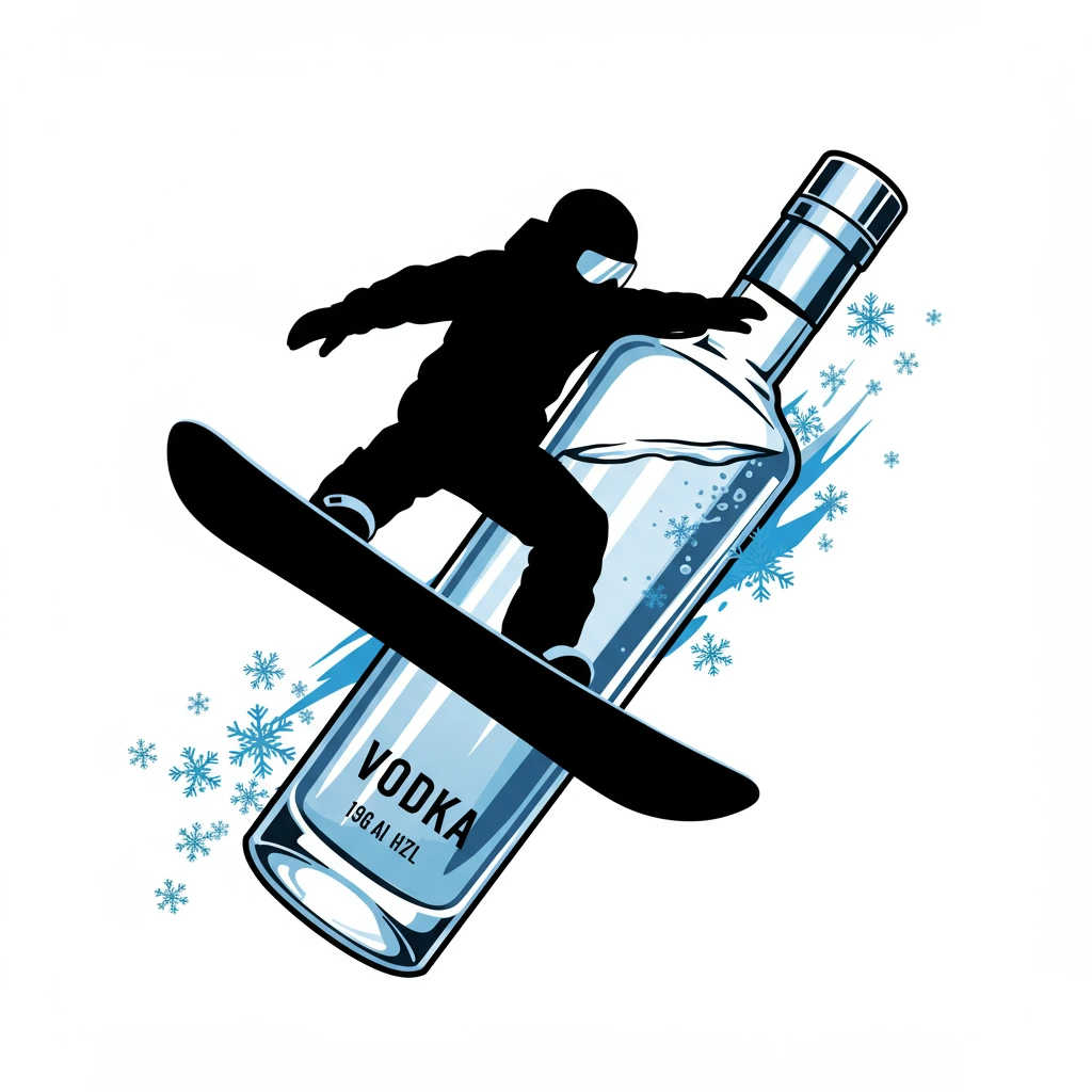 Snowboarding created on Craiyon