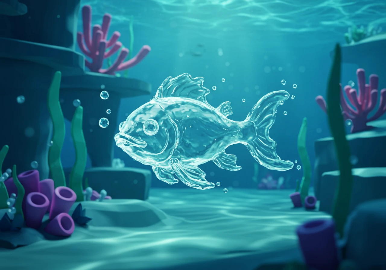 Aquatic life created on Craiyon