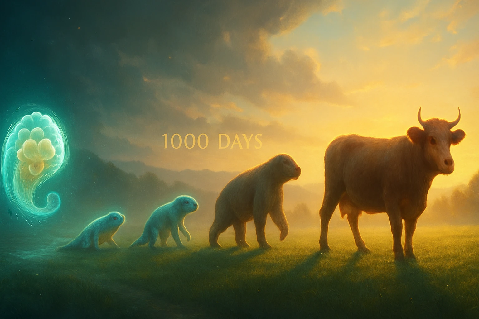 Evolution created on Craiyon