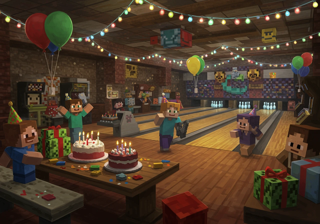 Birthday party created on Craiyon