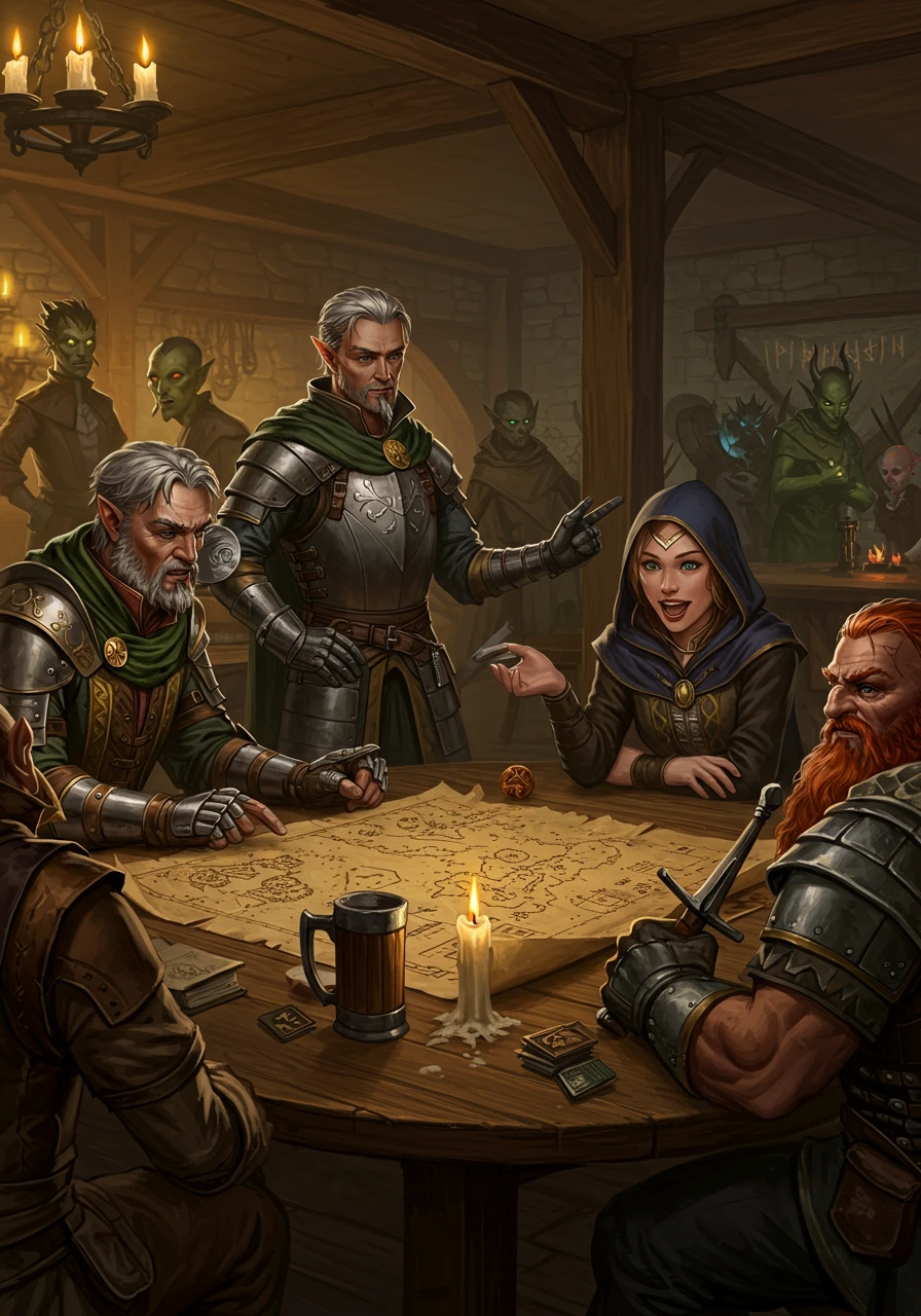 Role-playing game created on Craiyon