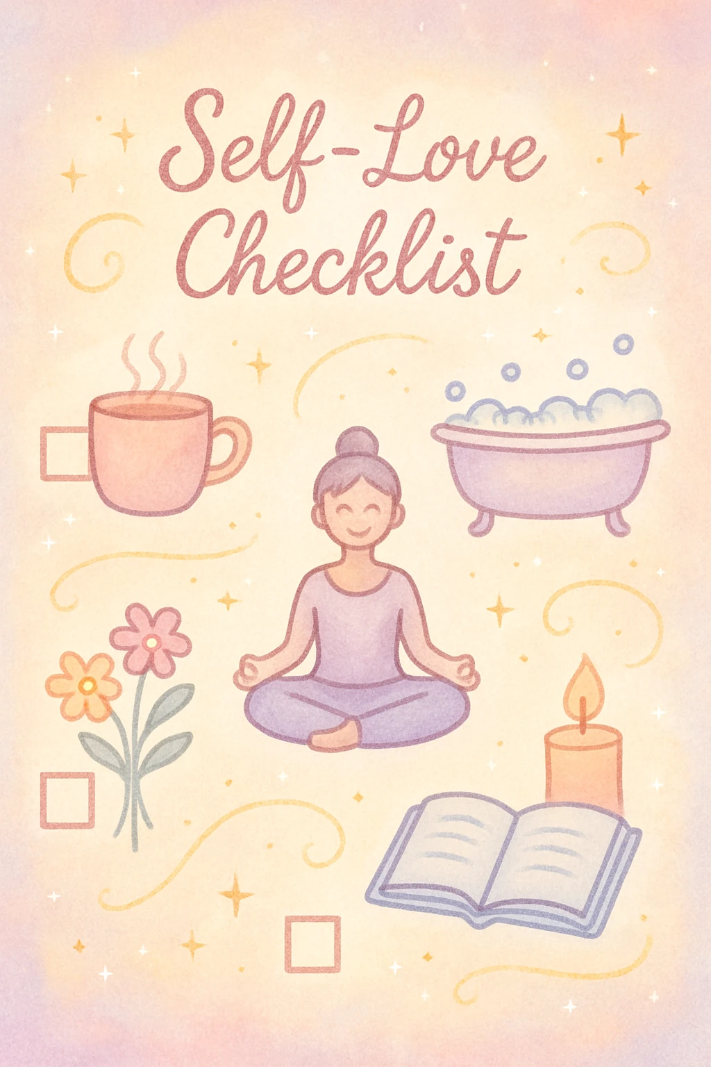 Self-care created on Craiyon