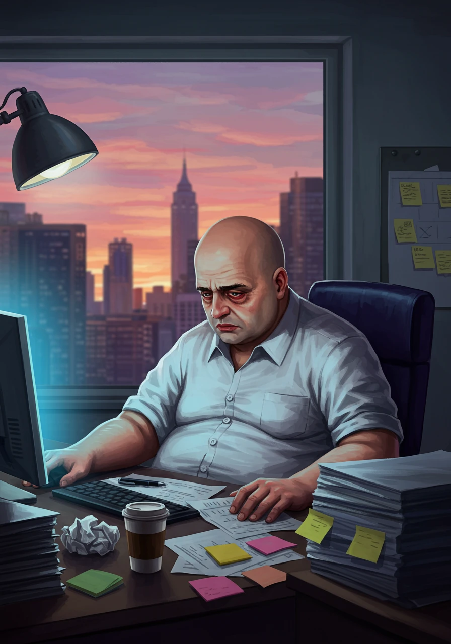 Stress created on Craiyon