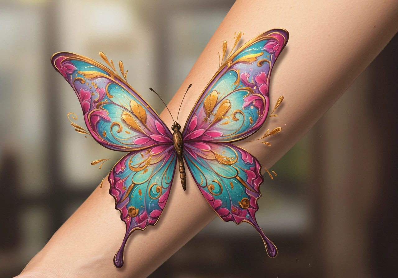 Butterfly created on Craiyon