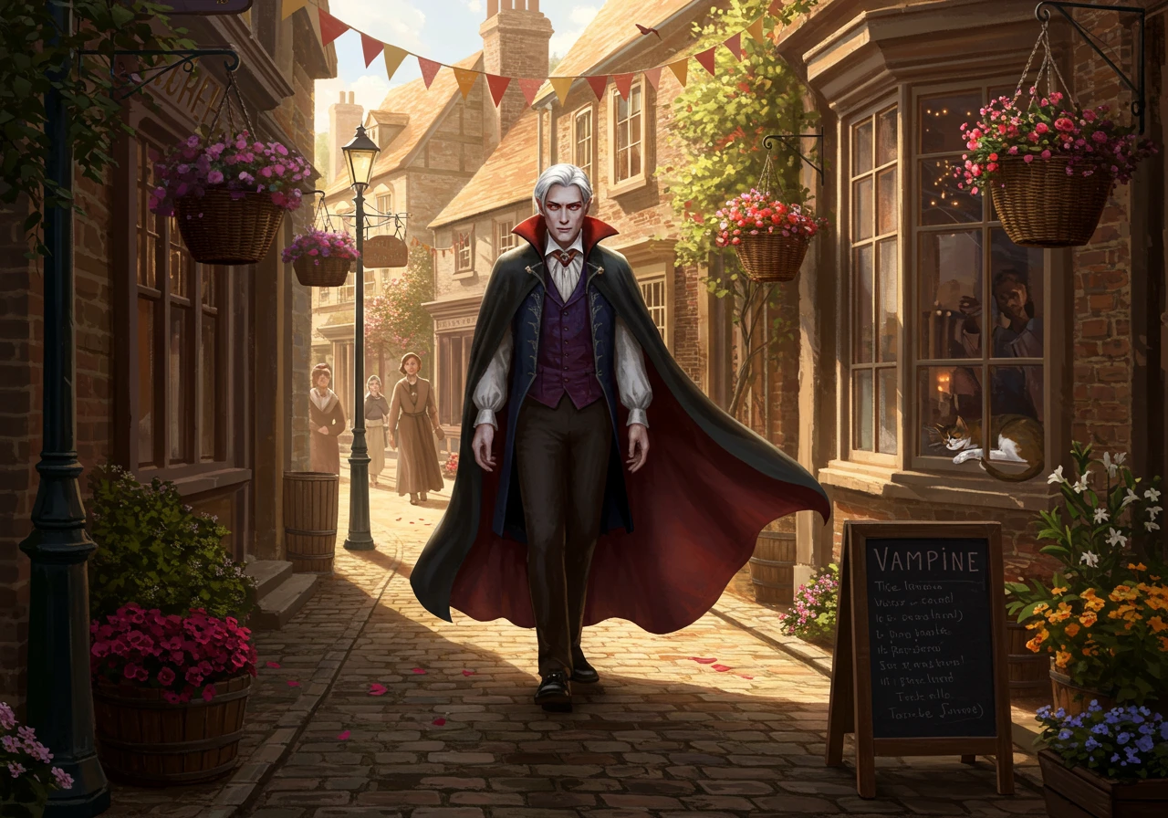 Vampires created on Craiyon