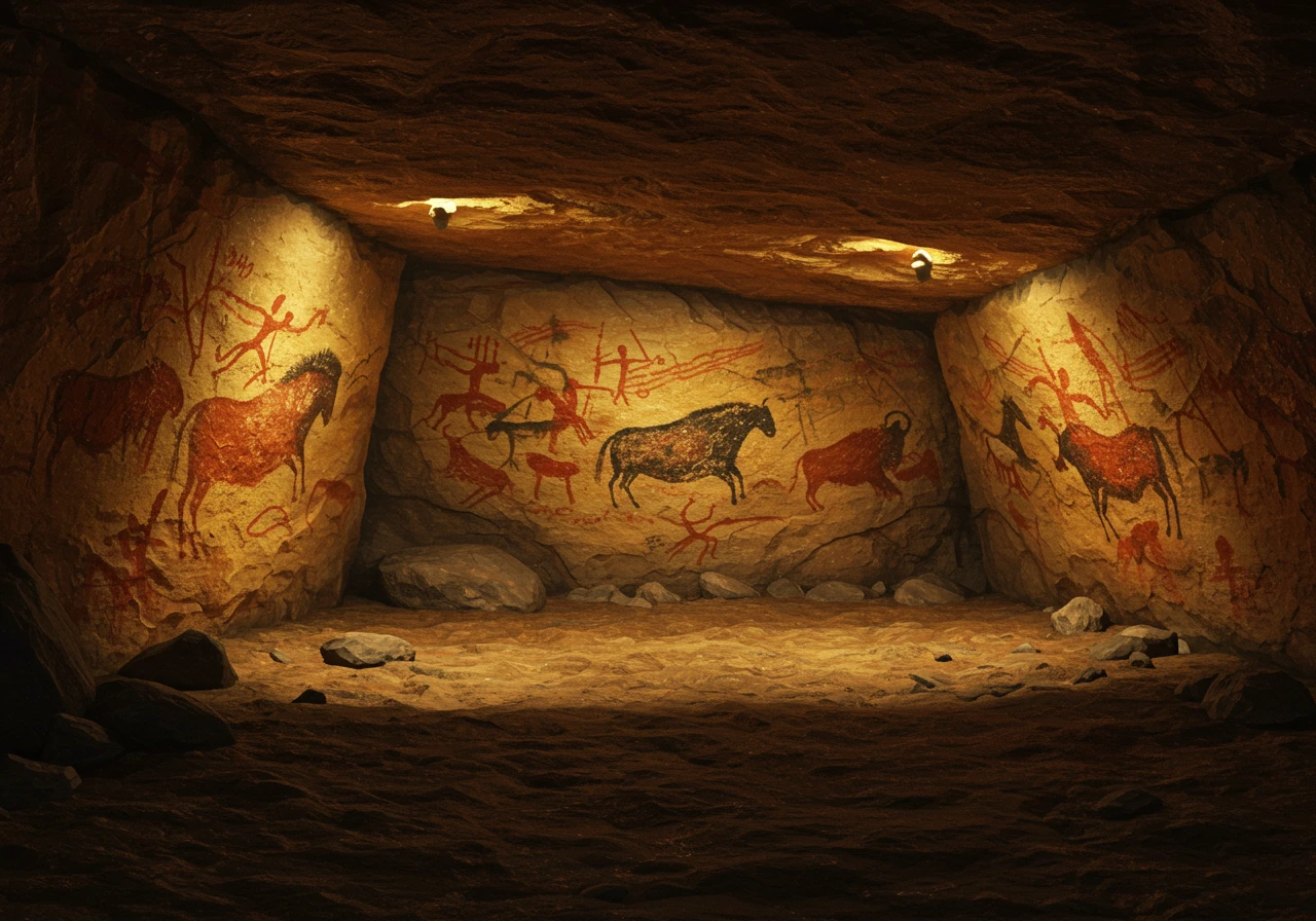 Ancient art created on Craiyon