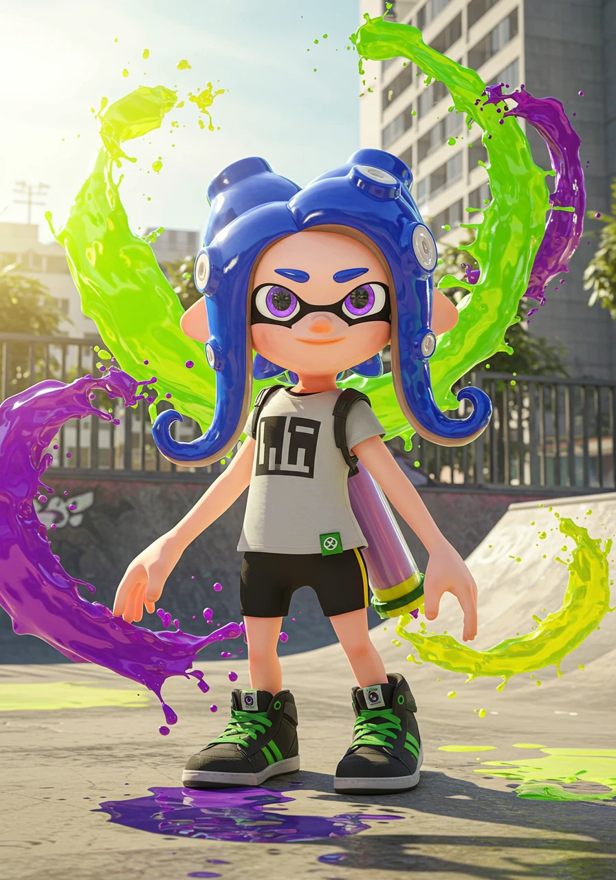 Splatoon created on Craiyon