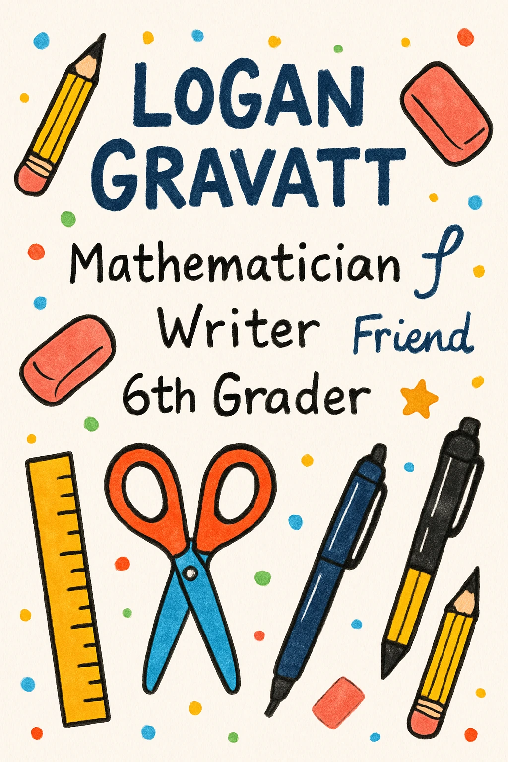 School supplies created on Craiyon