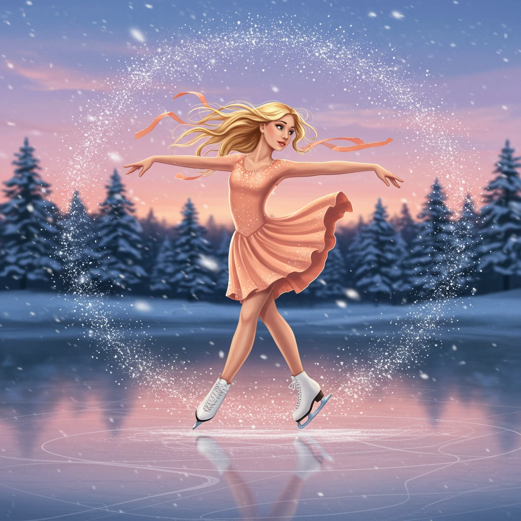 Ice skating created on Craiyon