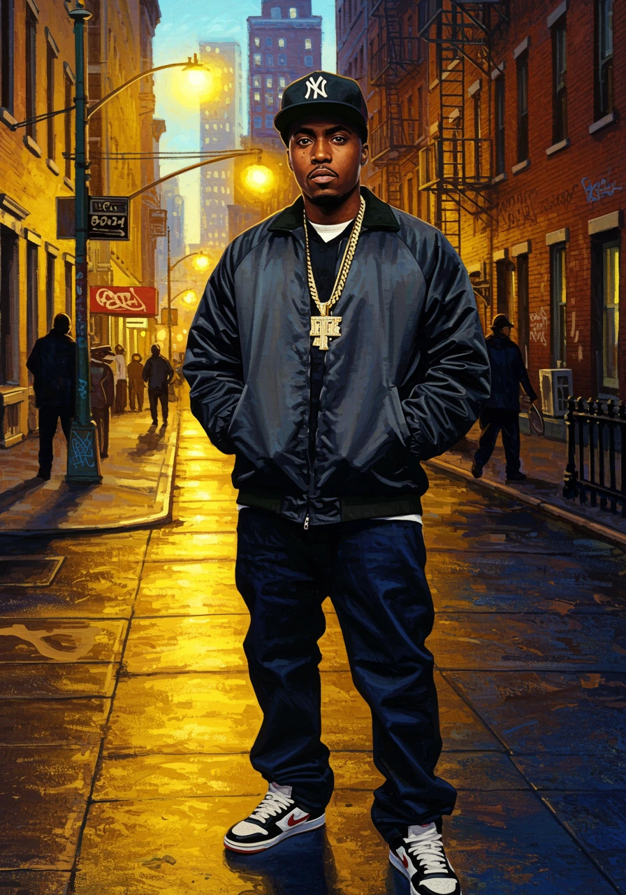 Hip hop created on Craiyon