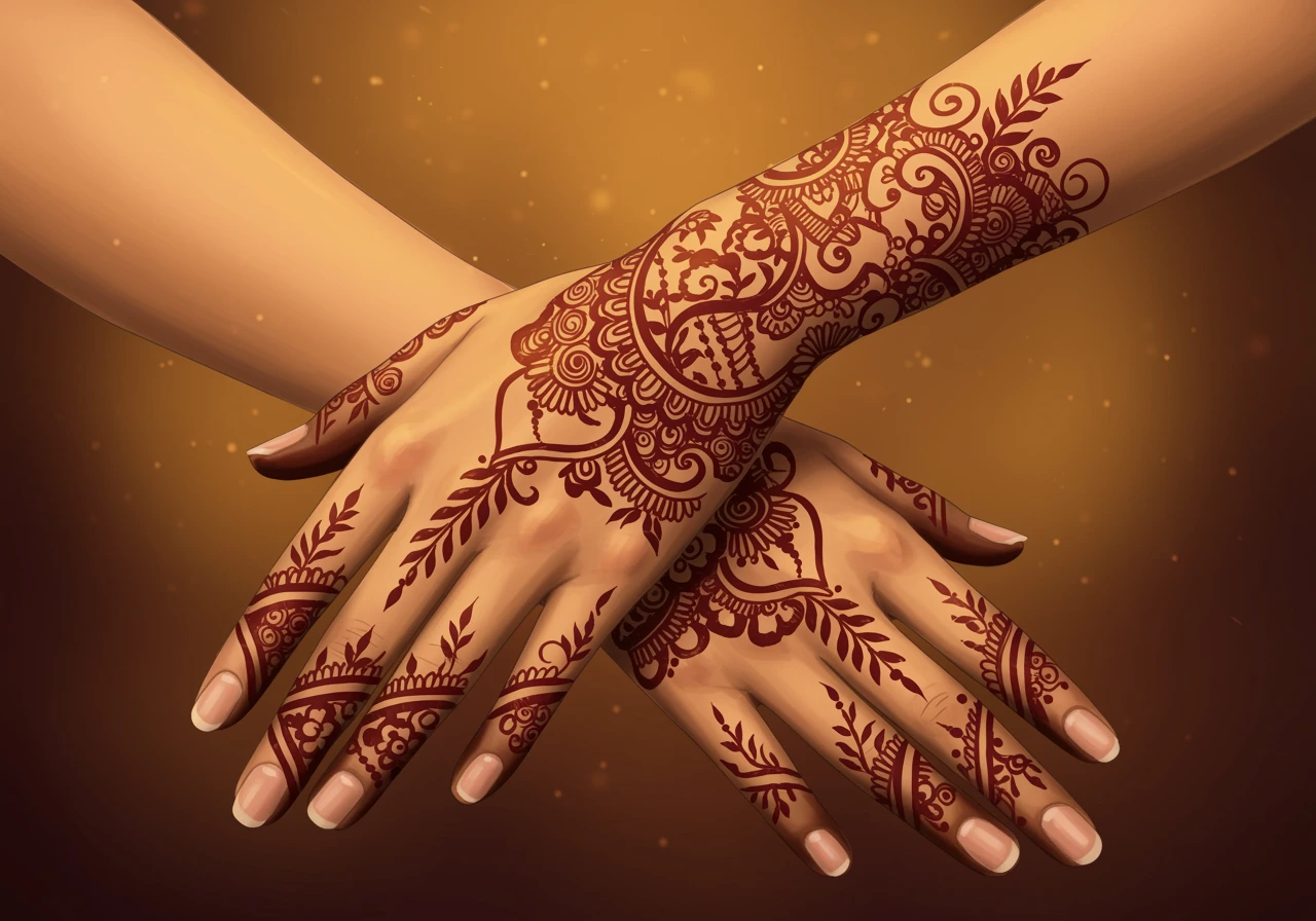 Henna created on Craiyon