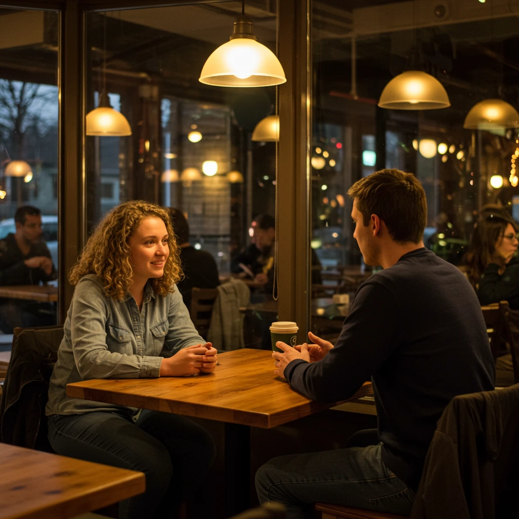 Coffee shop created on Craiyon
