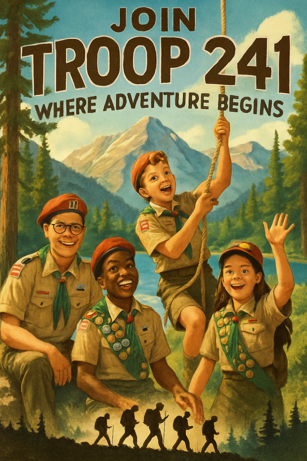 Scouting created on Craiyon