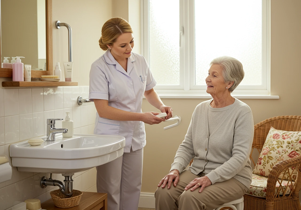 Elderly care created on Craiyon