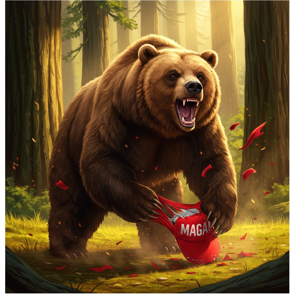 Political satire created on Craiyon