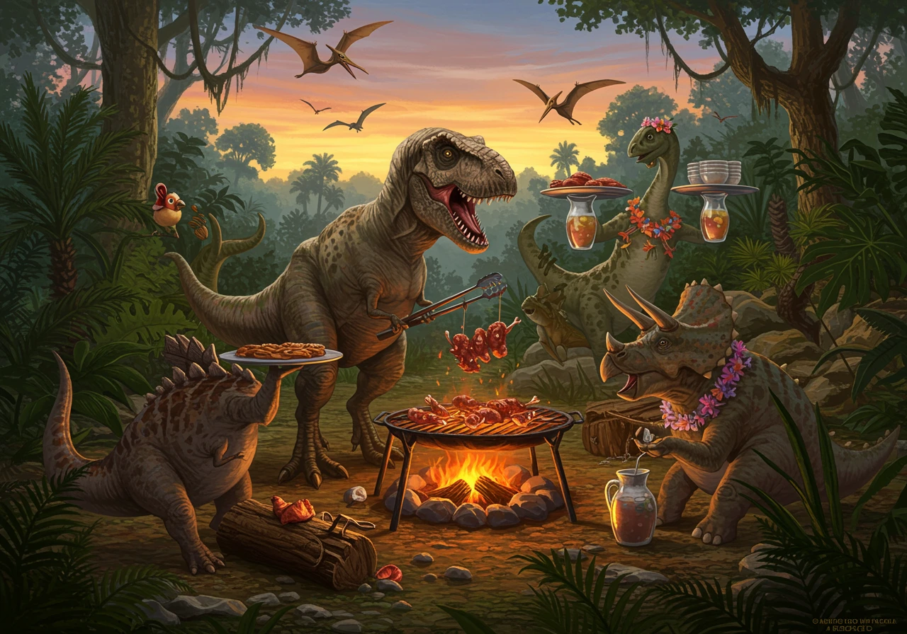 Barbecue created on Craiyon