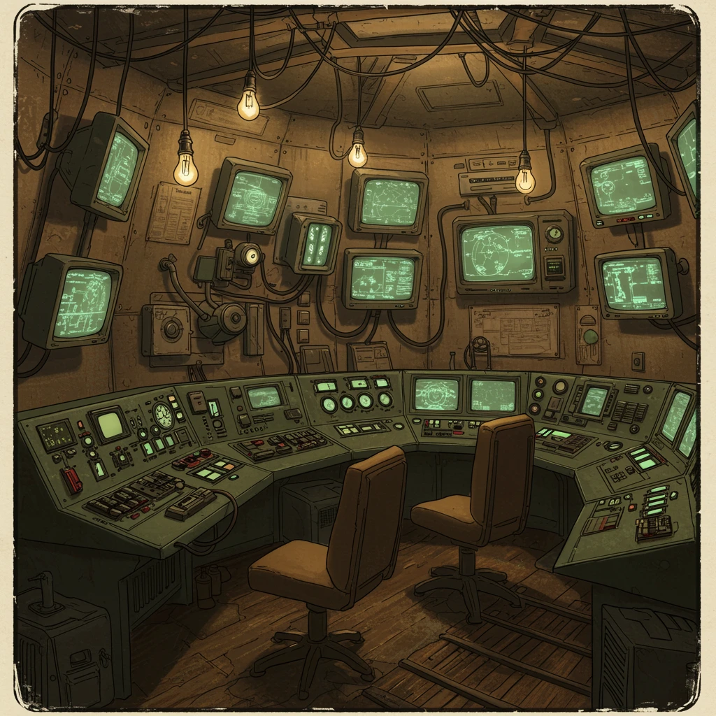 Control room created on Craiyon