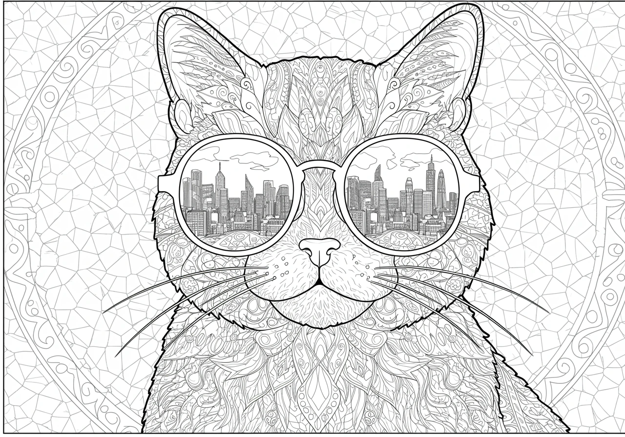 Coloring pages created on Craiyon