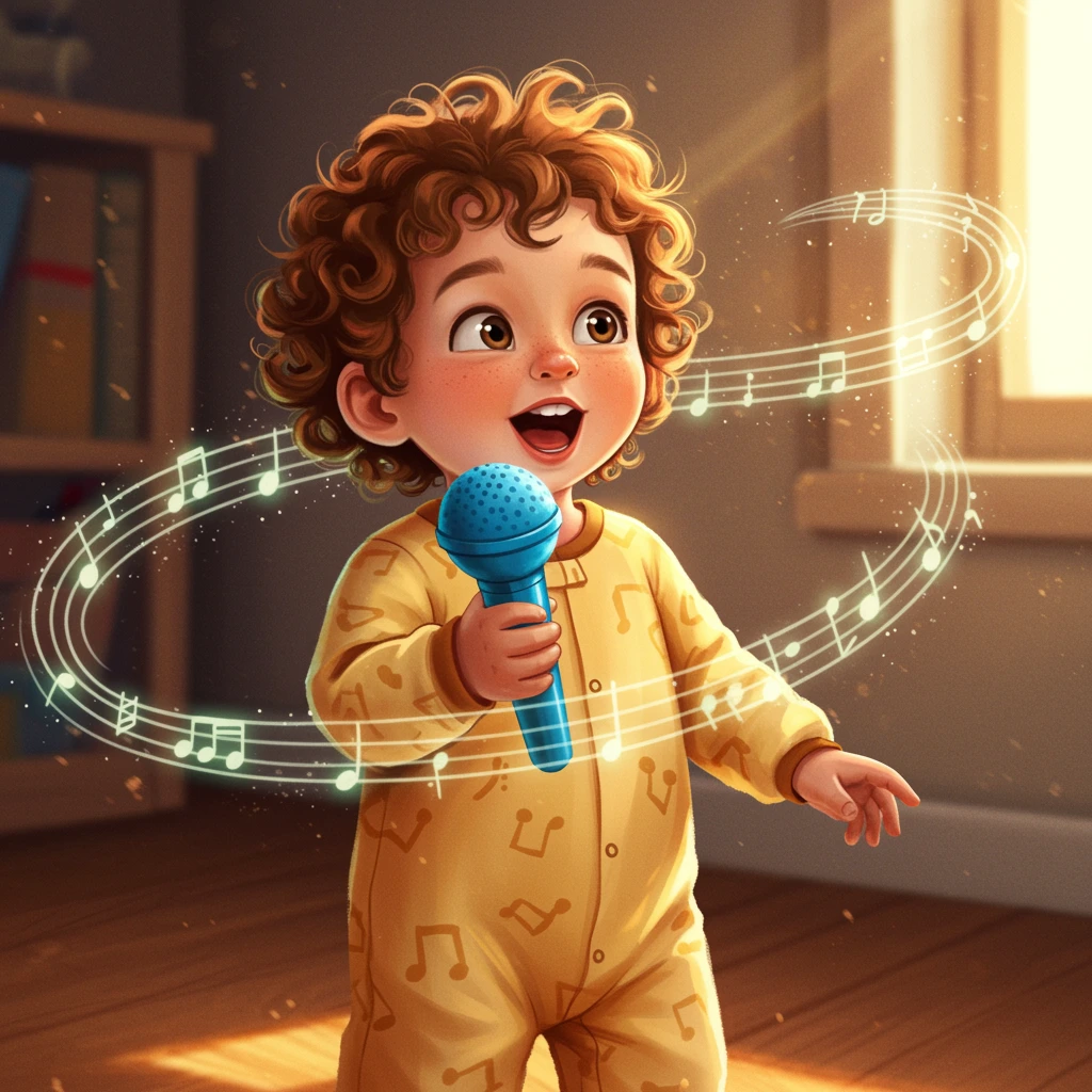 Toddler created on Craiyon