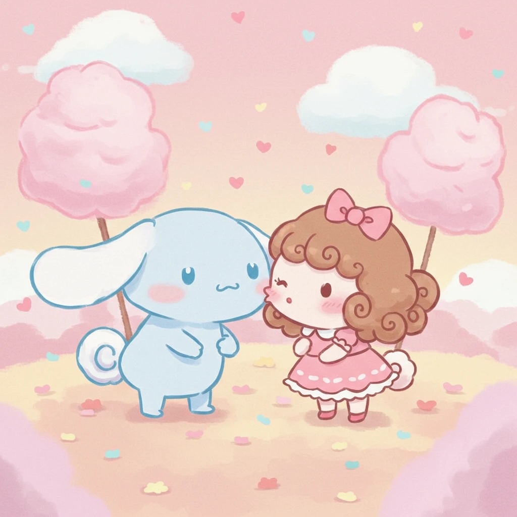 Sanrio created on Craiyon