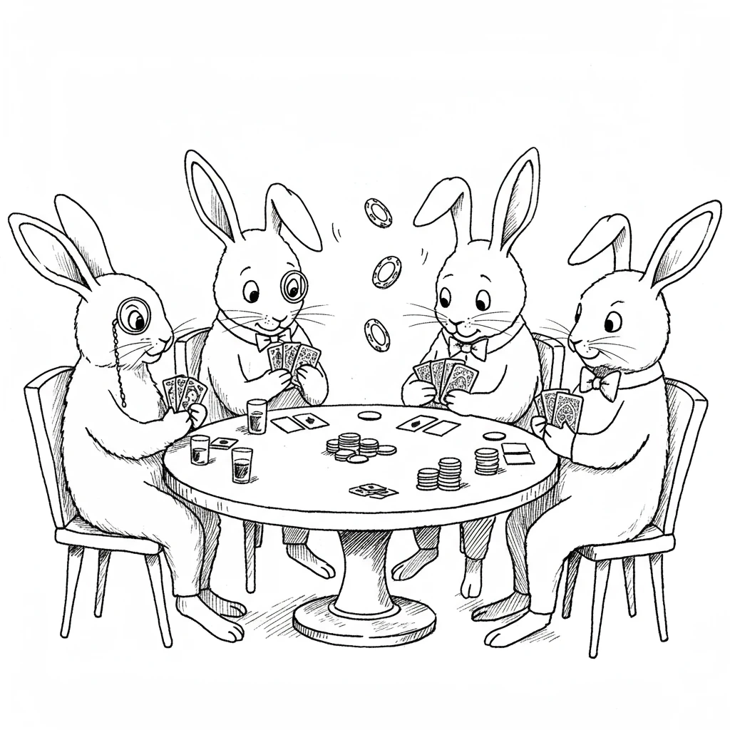 Card game created on Craiyon