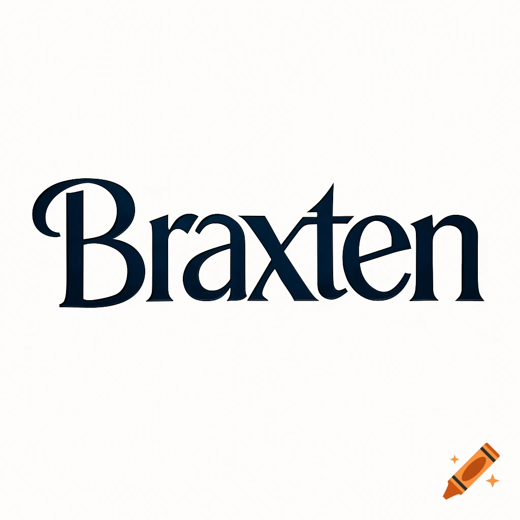 The word Braxten in a stylish dark blue serif font against a white background, appearing as a logo.
